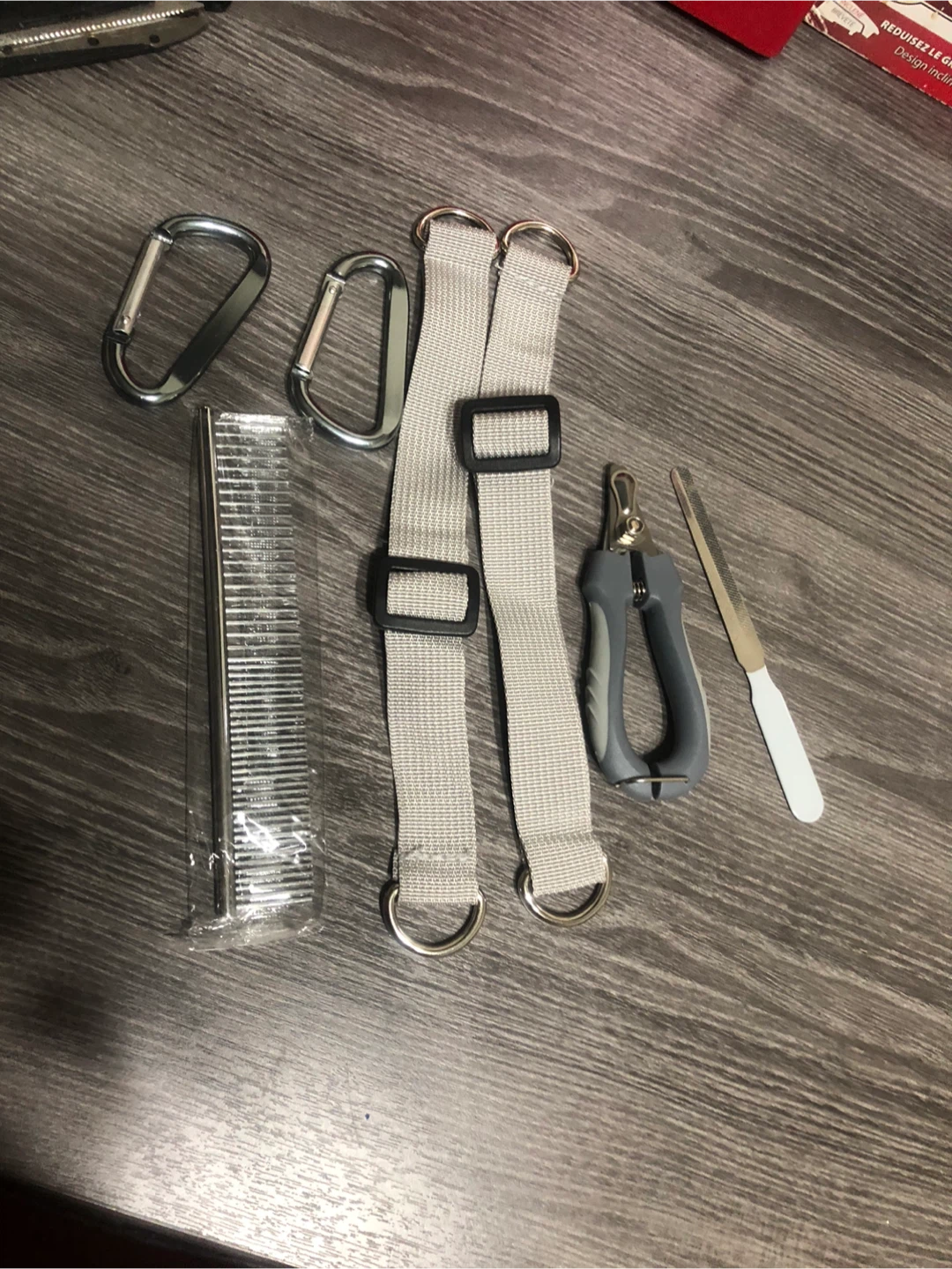 Dog Grooming Kit - Comb, Nail Clippers, Straps - photo 3