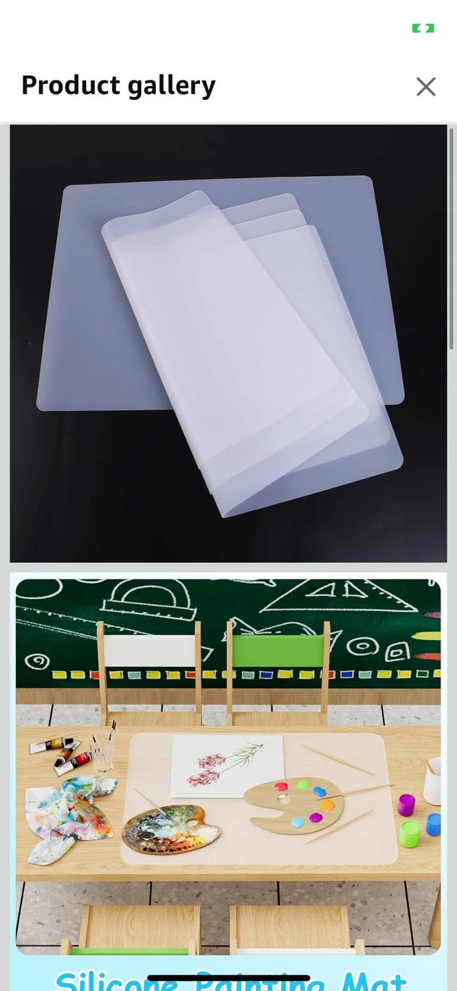 2 pcs -Silicone white  Mats for Crafts-9x12 - photo 5