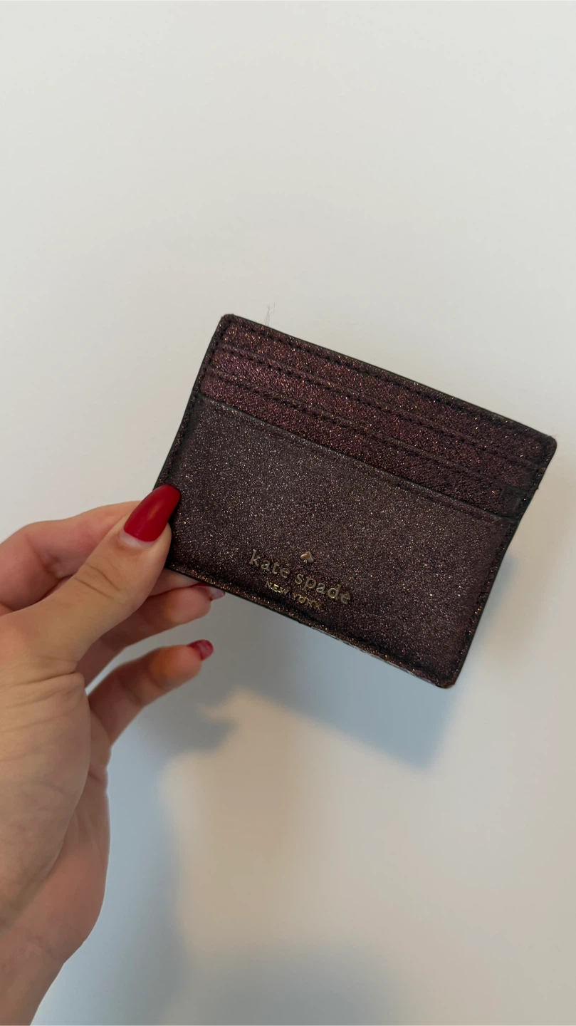 Kate Spade Glitter Card Holder