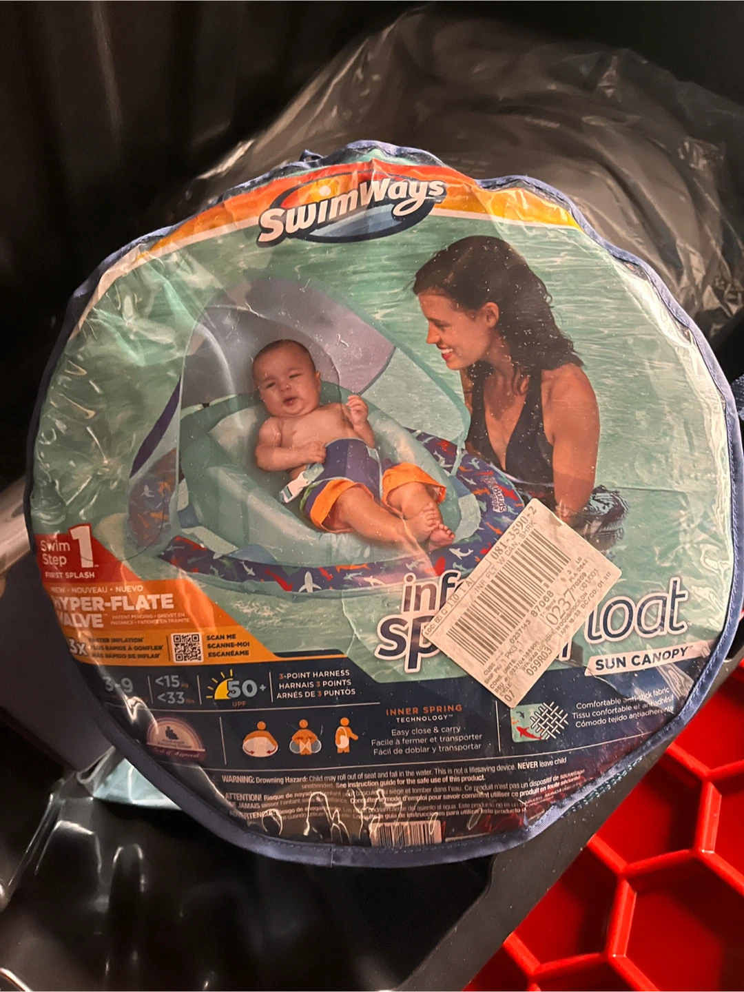 SwimWays Infant Spring Float with Sun Canopy (New)