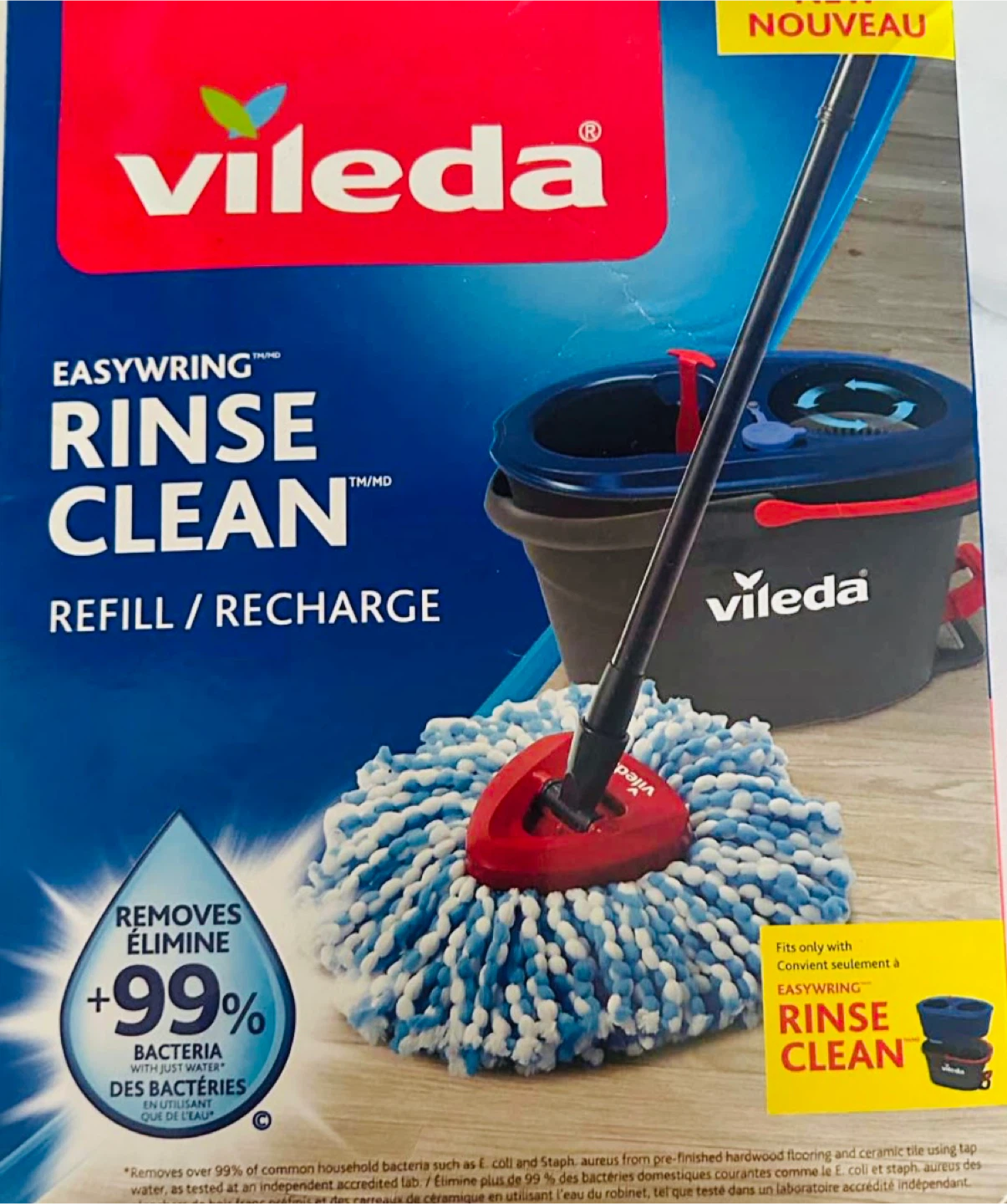 Vileda EasyWring Rinse Clean Mop Refill