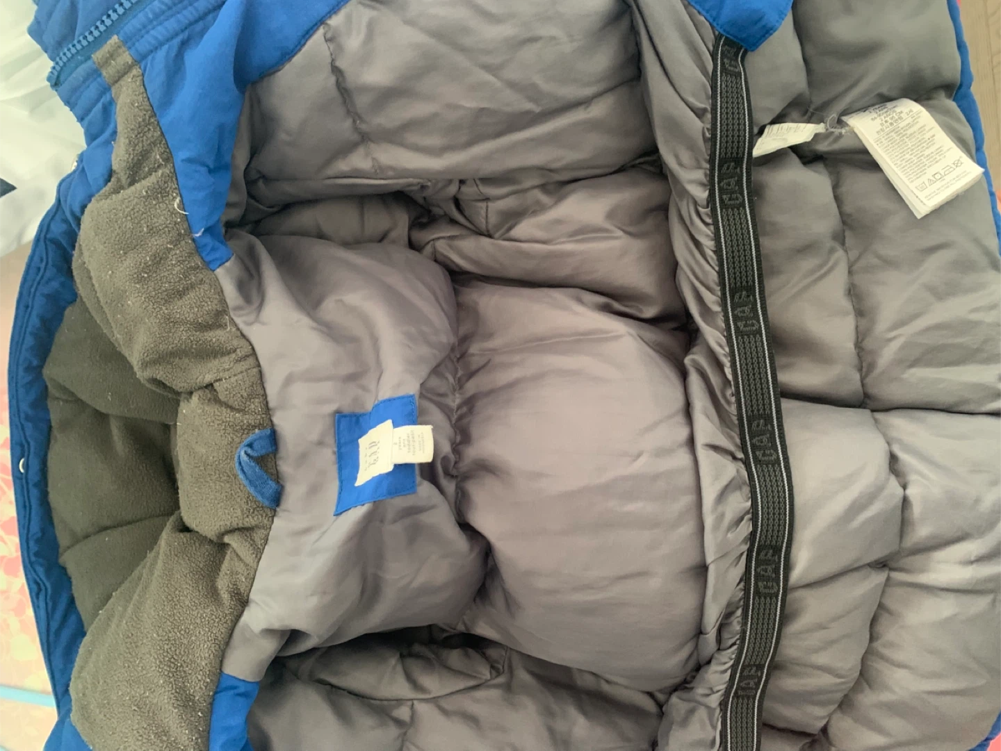 Gap Kids Blue Puffer Jacket - Size 2 Toddler - photo 4