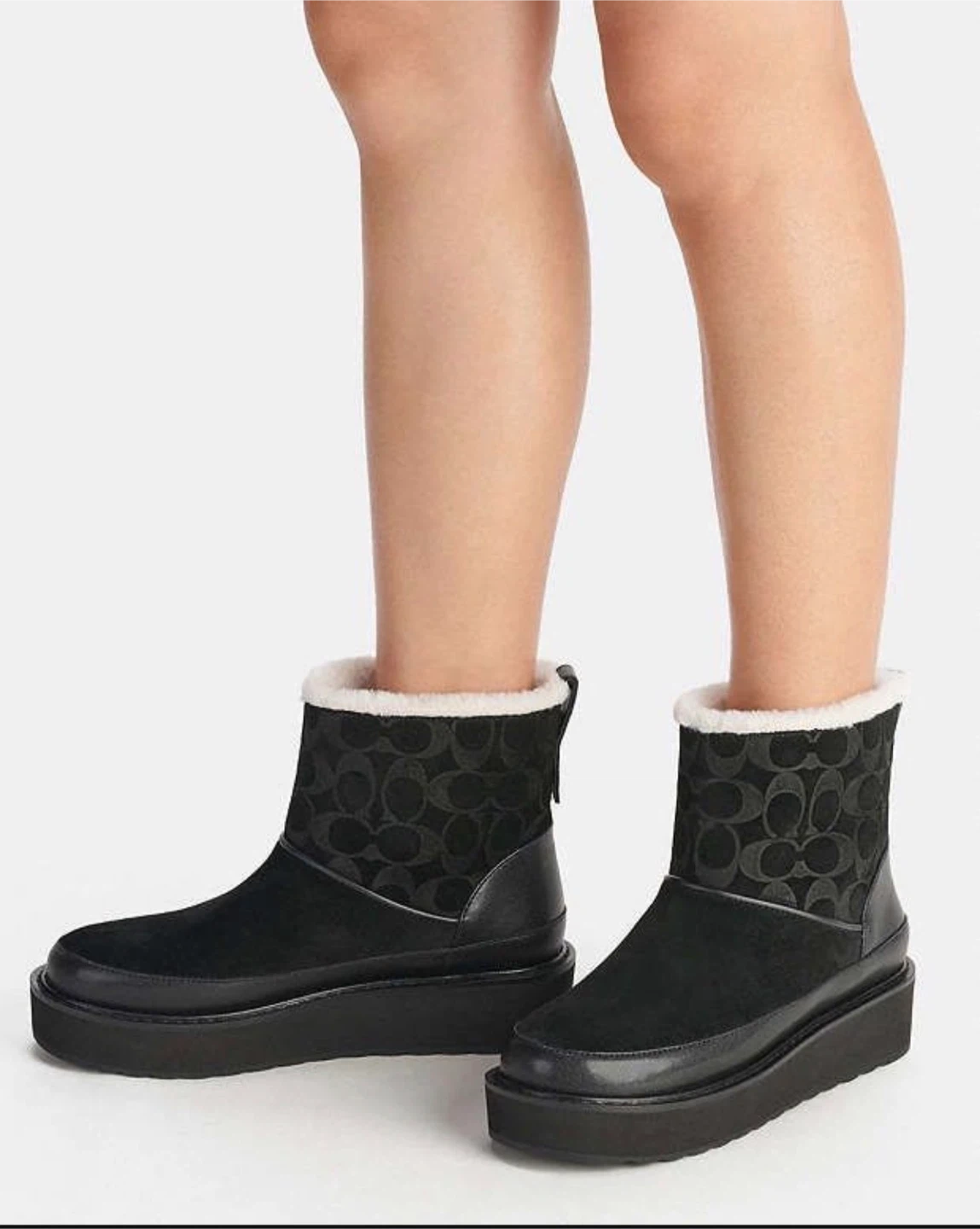 Coach Black Ulla Bootie Size 6