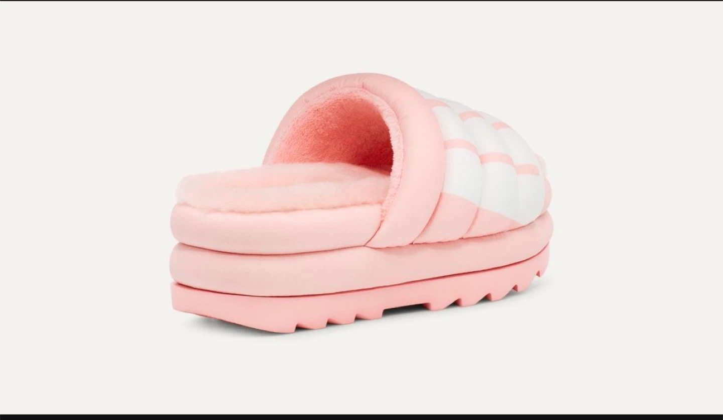 UGG W Maxi Slide Logo Pink Size 7 - New in Box! - photo 3