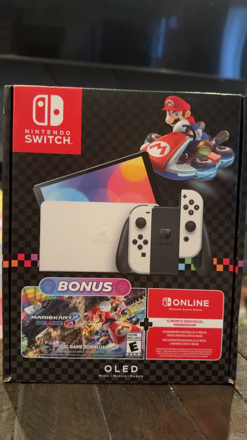 Nintendo Switch OLED Model Mario Kart 8 Deluxe Bundle - photo 2