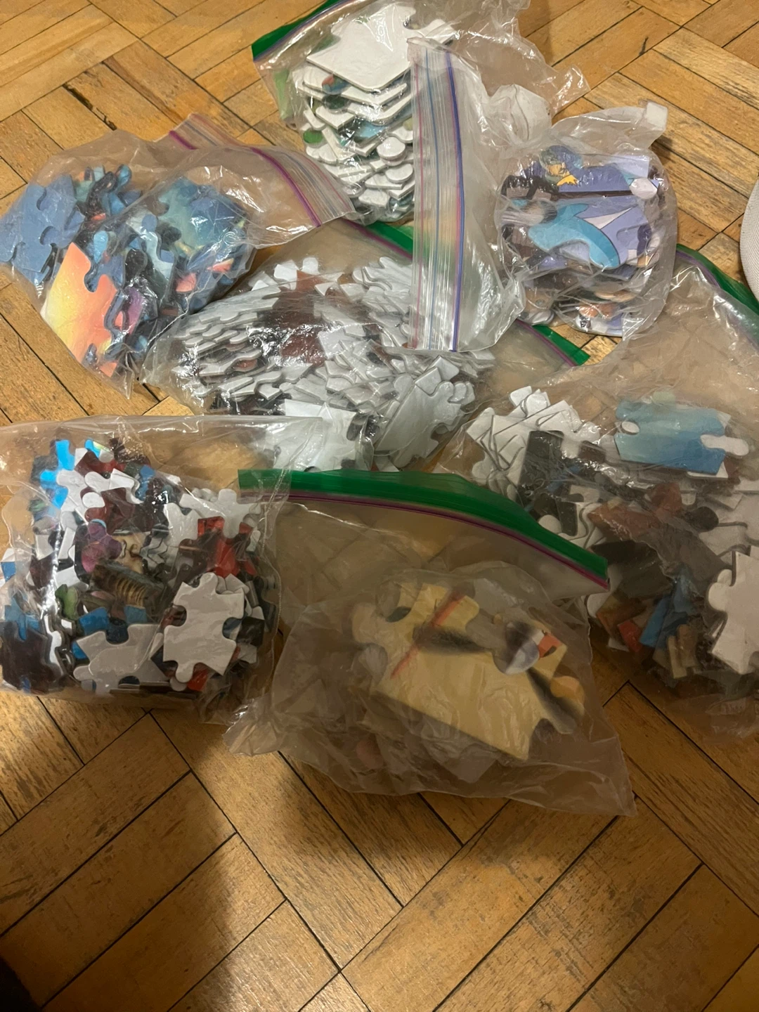 Bagged Puzzle Pieces
