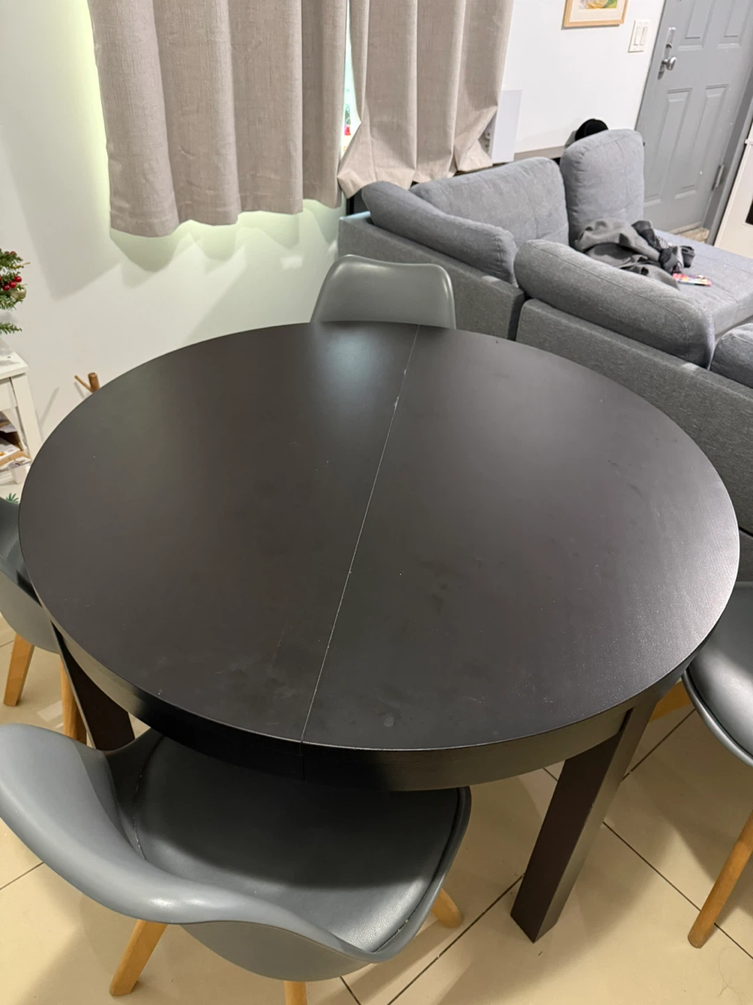 IKEA Round Extendable Dining Table