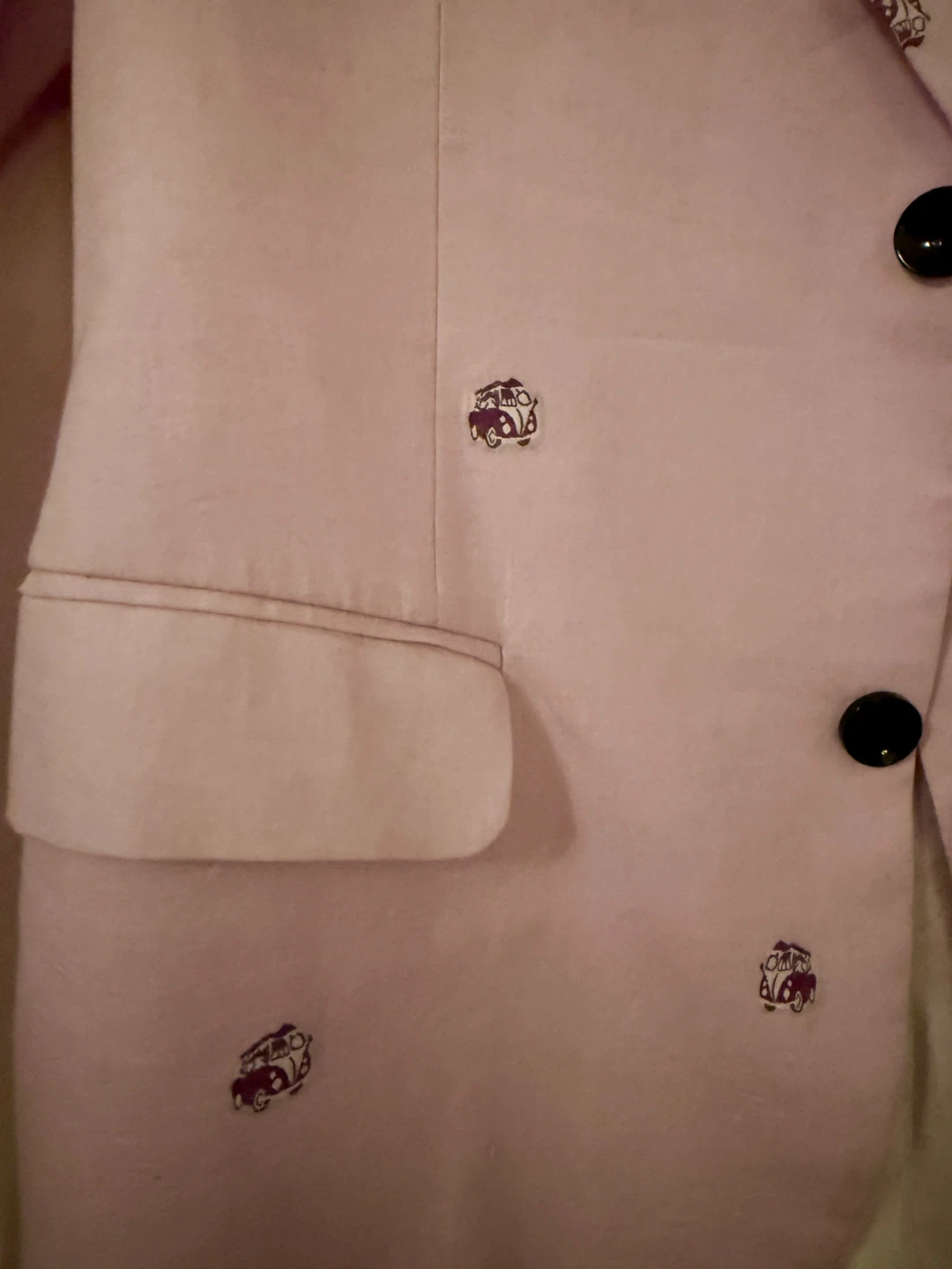 French Crown Pink Blazer Size 40 - photo 2