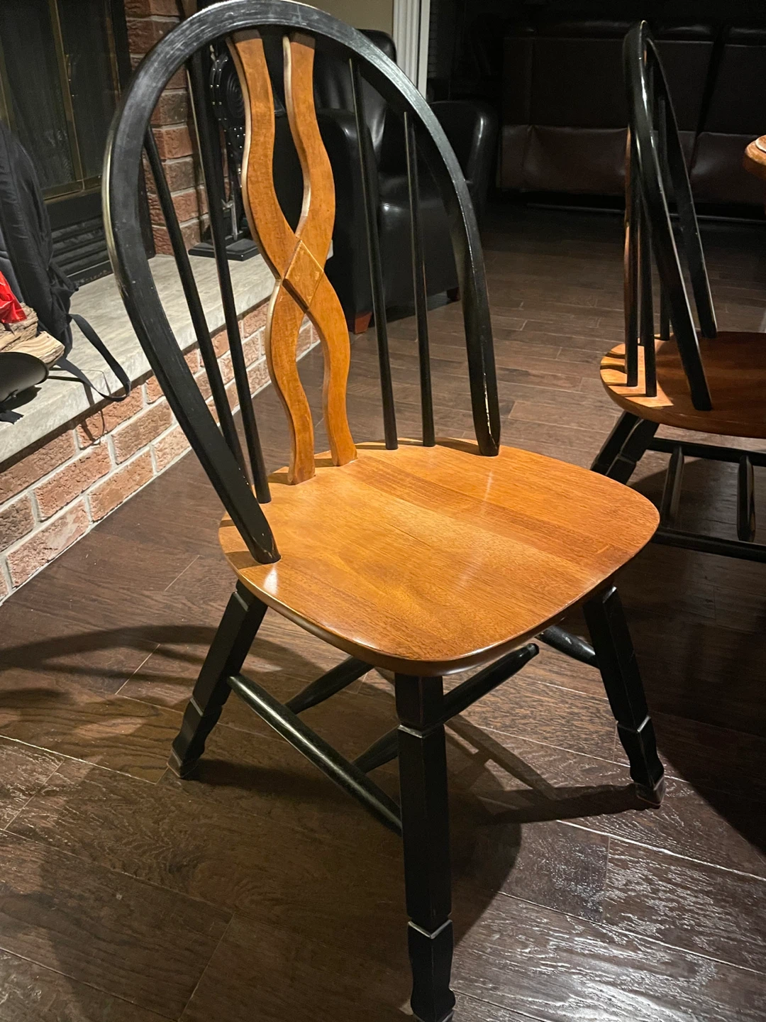 Oak Dining Table with 4 Chairs - photo 2