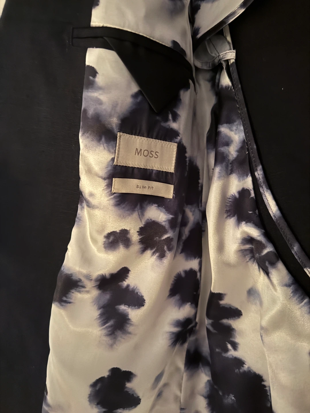 Moss Navy Slim Fit Suit Jacket - photo 2