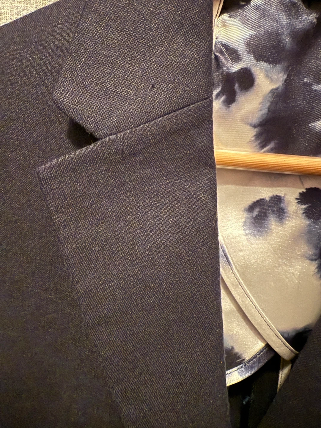 Moss Navy Slim Fit Suit Jacket - photo 3