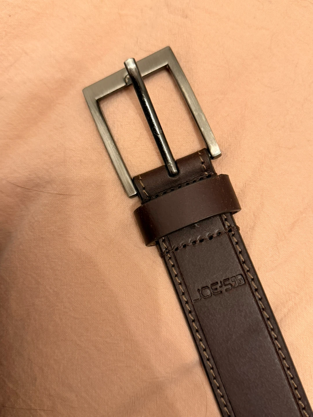 Brown Leather Belt - Size 36 - photo 3