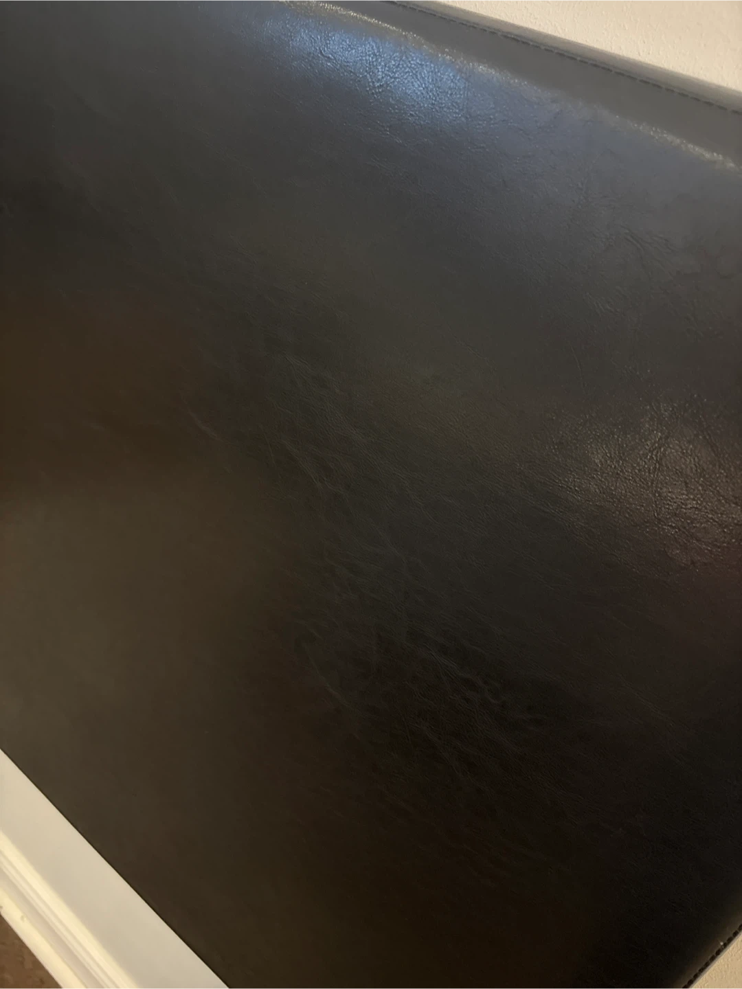Queen Dark Brown Leather Headboard - photo 3