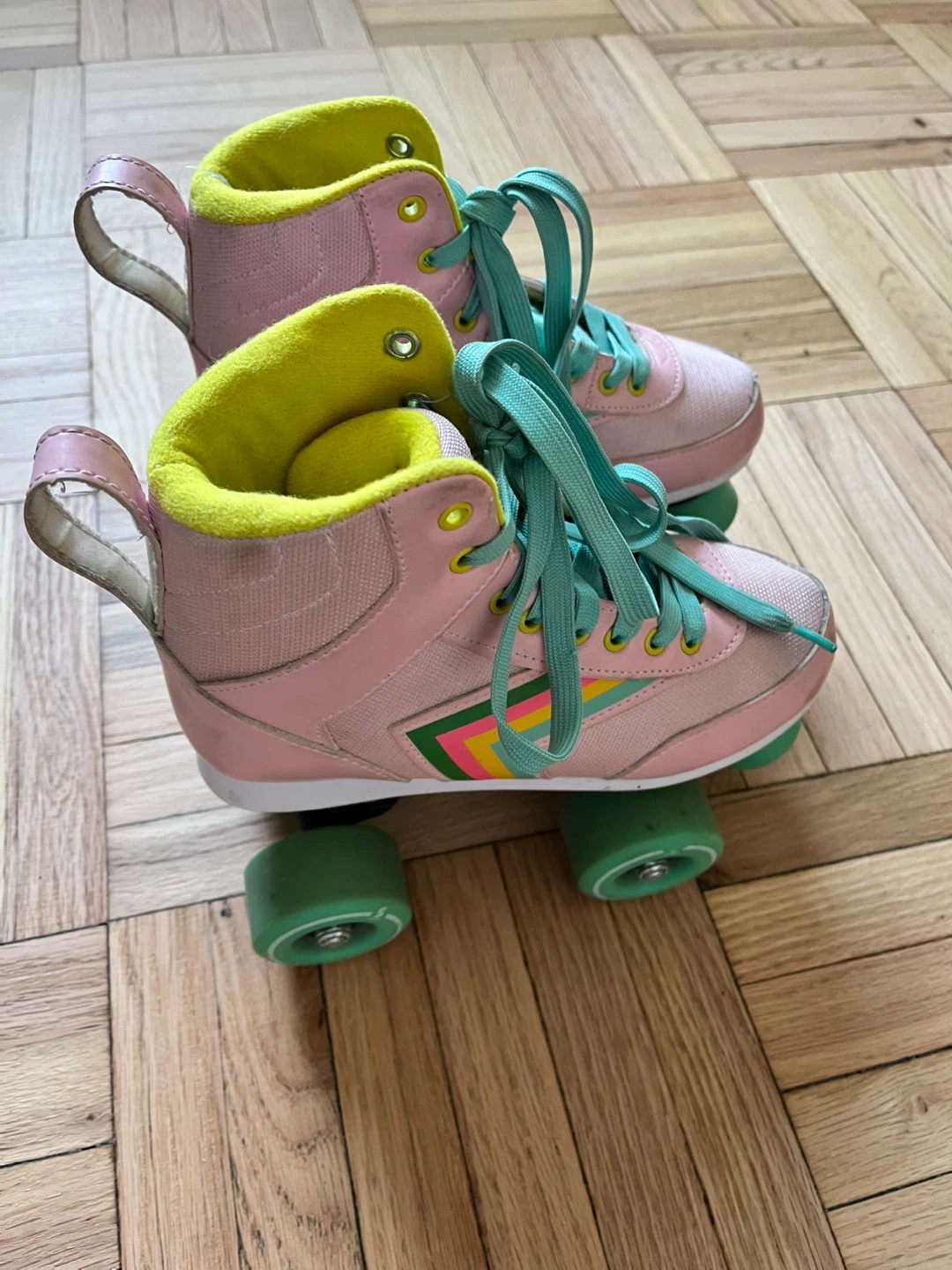 Story Roller Skates - Pink & Green - photo 4