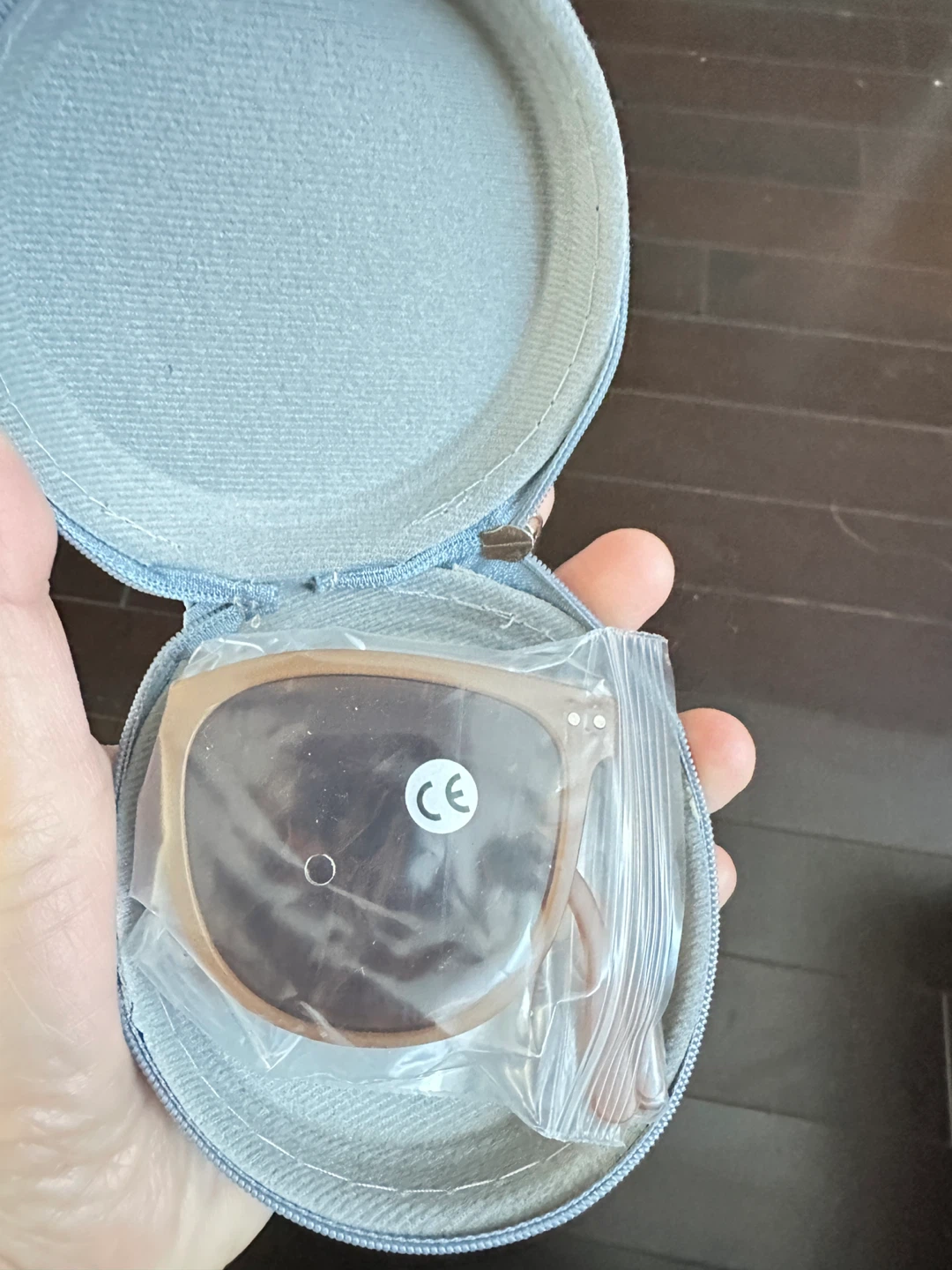 Foldable Glasses M7 - Black Frame