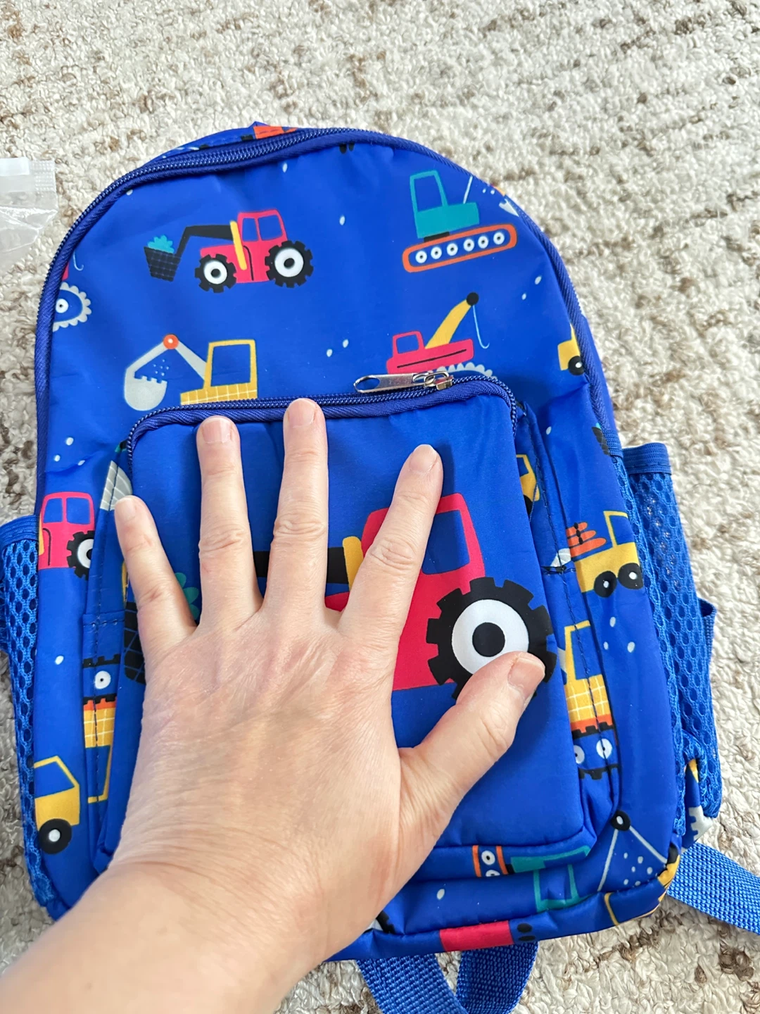 Set of Kids Blue Backpack & Swimsuit 1-2Y