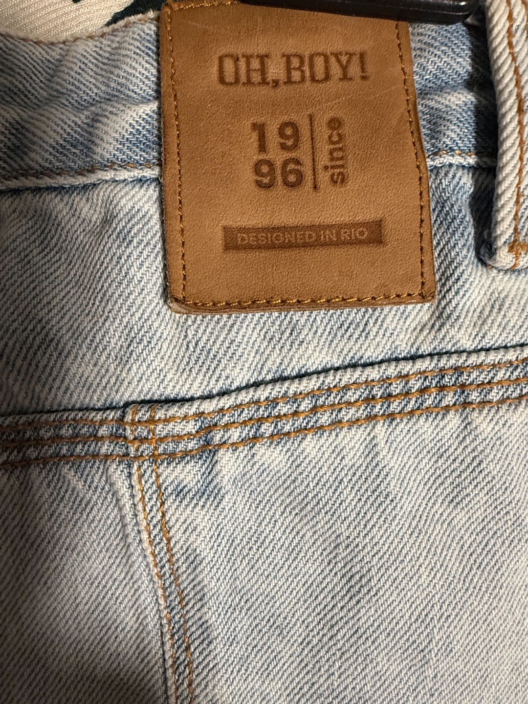 OH, BOY! Denim Mini Skirt - Size 38 - photo 3