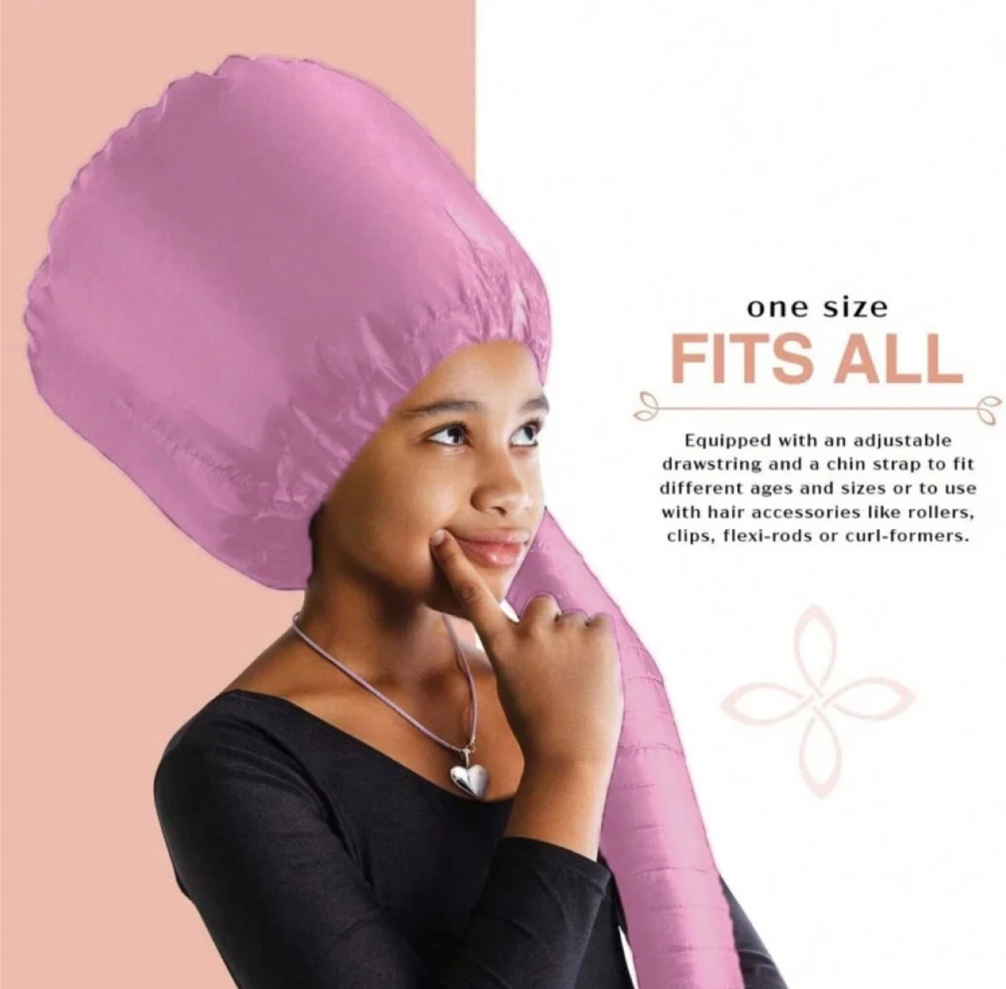 🔥 FREE Pink Bonnet Hood Hair Dryer Attachment - One Size - photo 3