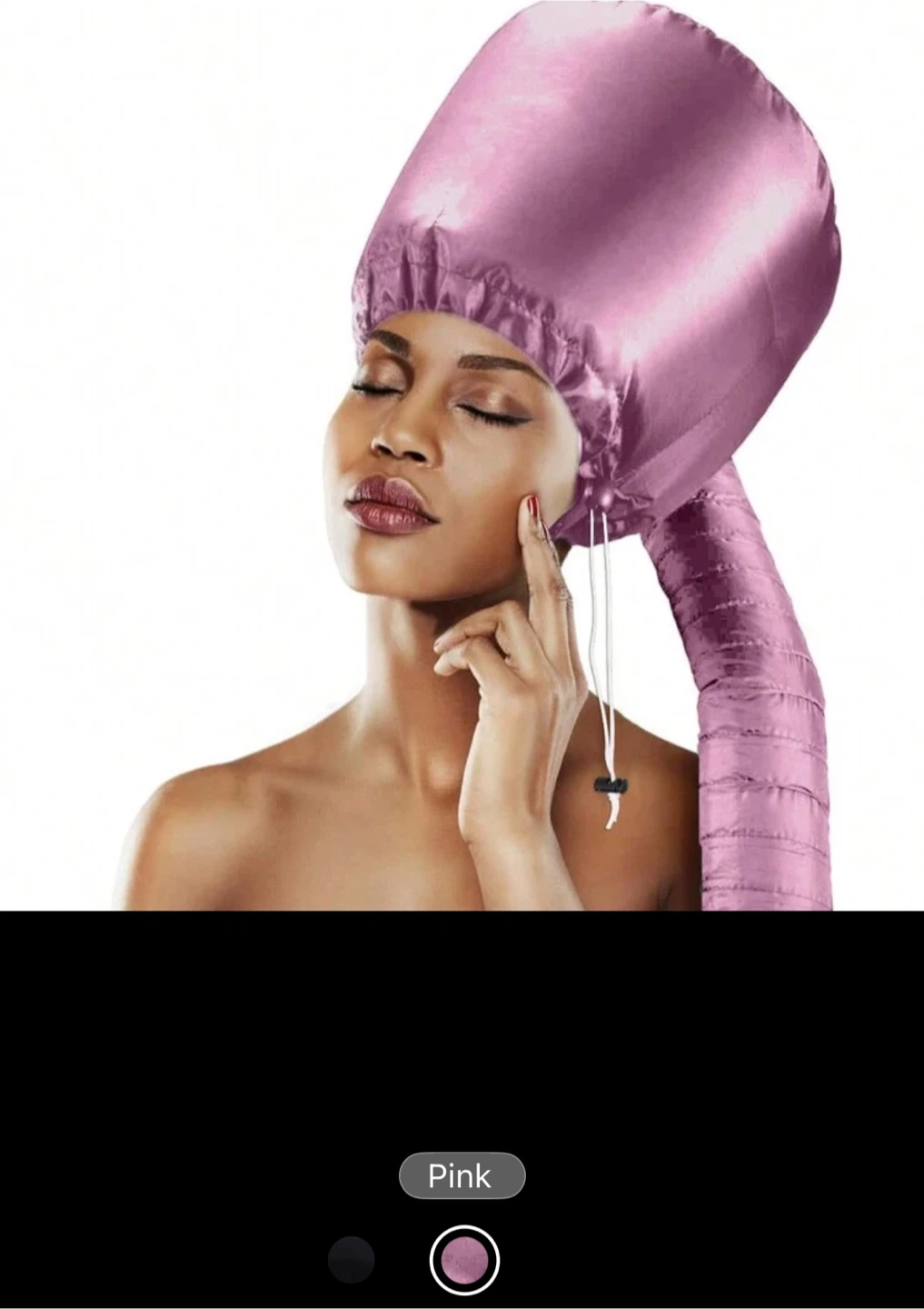 🔥 FREE Pink Bonnet Hood Hair Dryer Attachment - One Size - photo 2