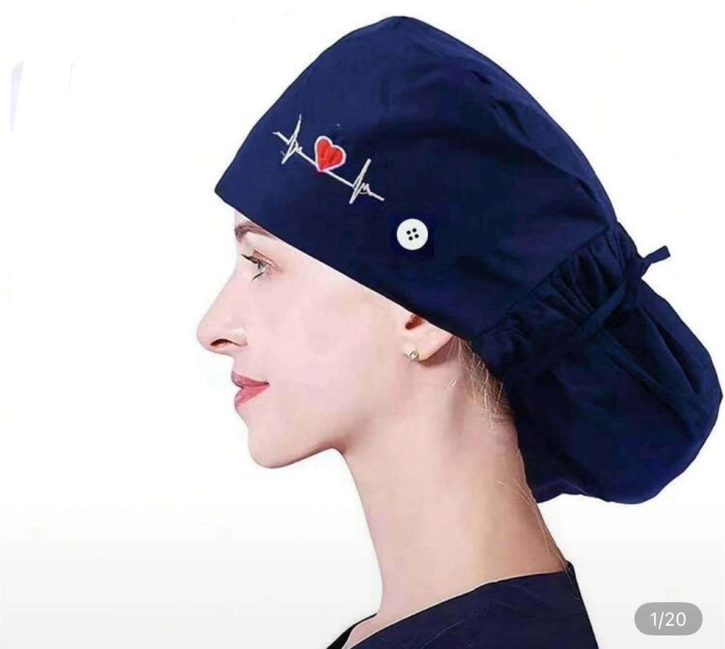 Embroidered Scrub Cap