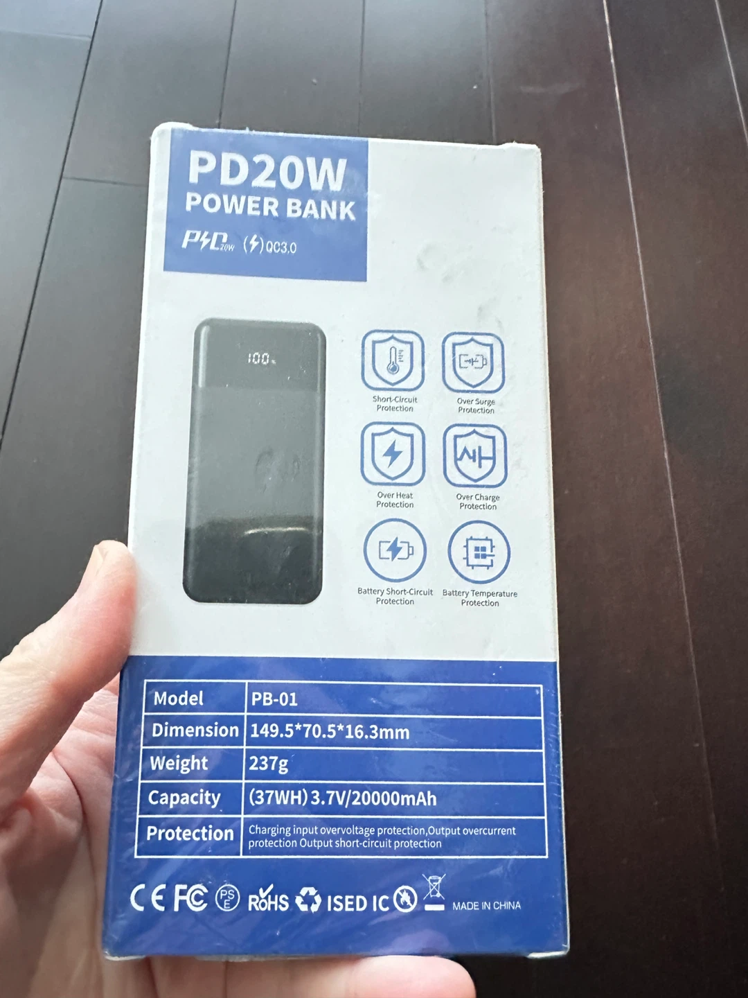 PD20W Power Bank 20000mAh New - photo 2