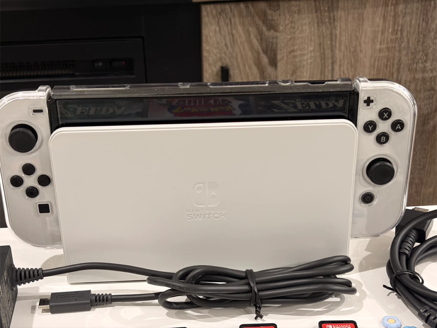 Nintendo Switch OLED with Games & Accessories - photo 3