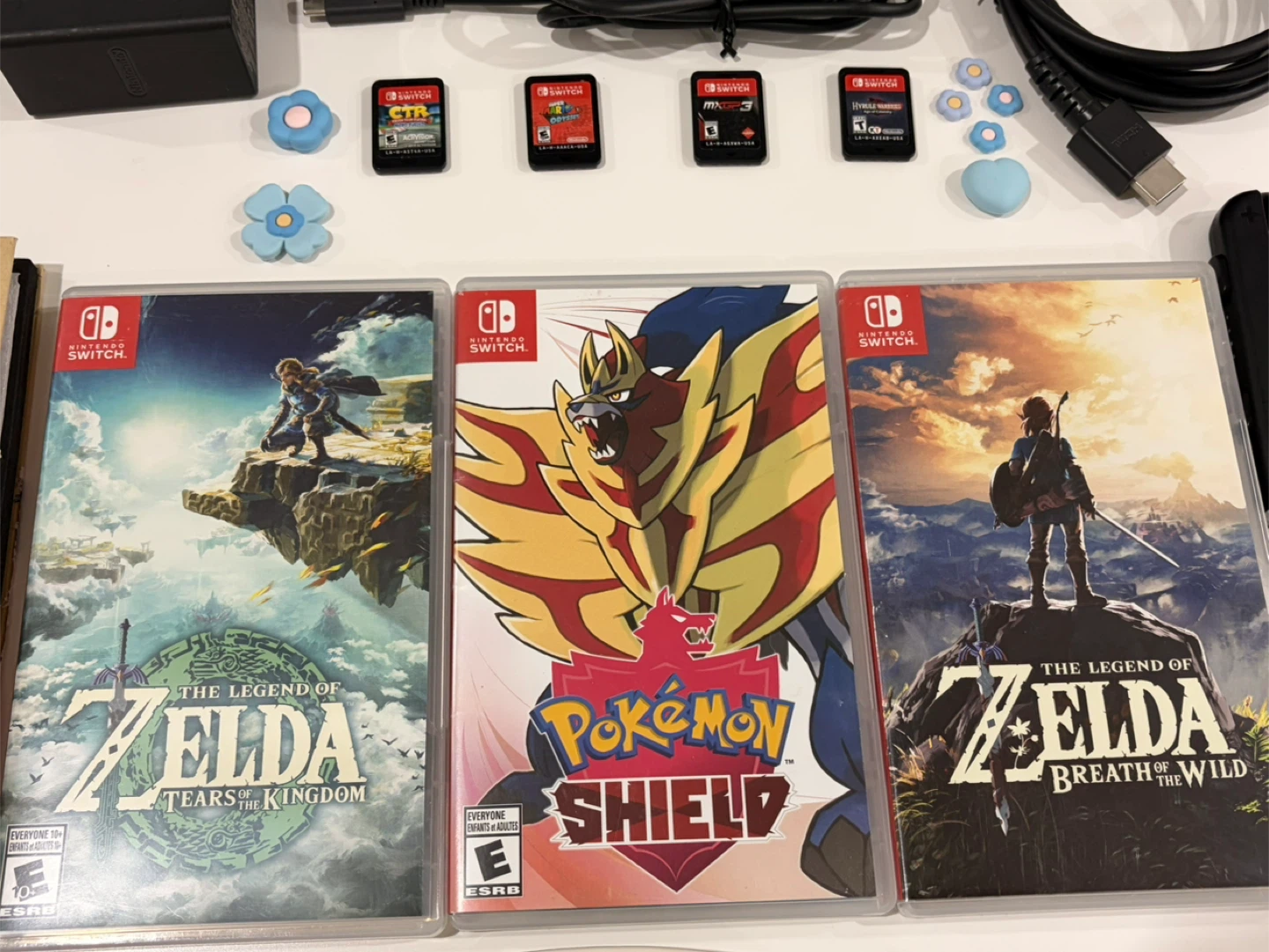 Nintendo Switch OLED with Games & Accessories - photo 2