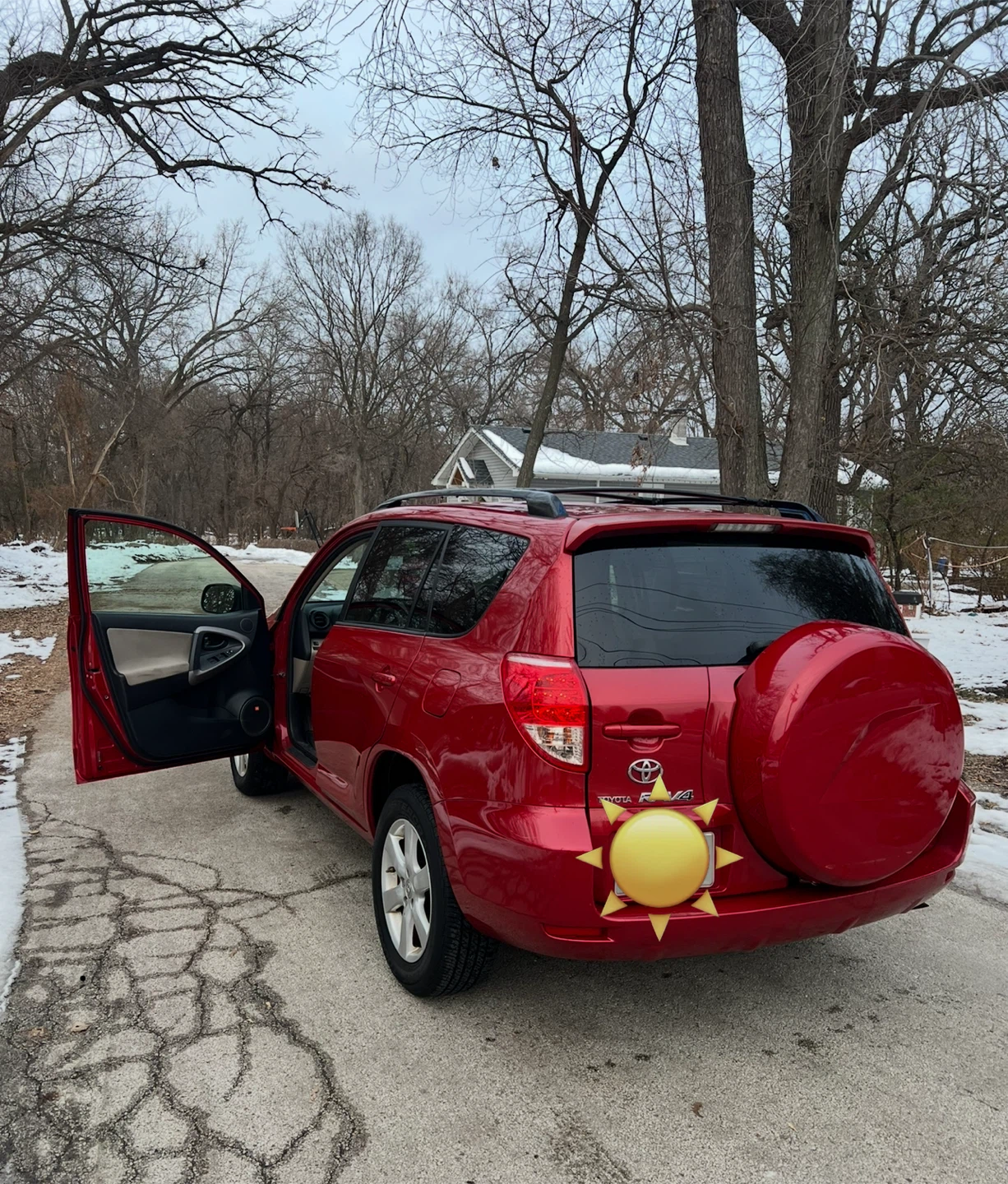 Red 2008 Toyota RAV4 Limited - photo 2
