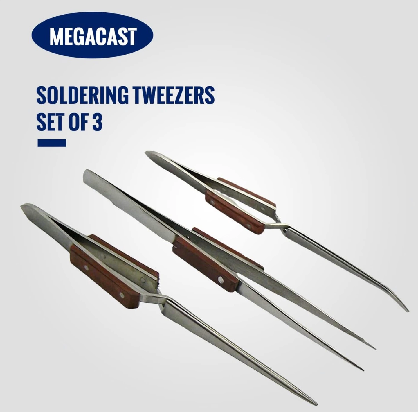 Soldering Tweezers Set of 3 - New - photo 4