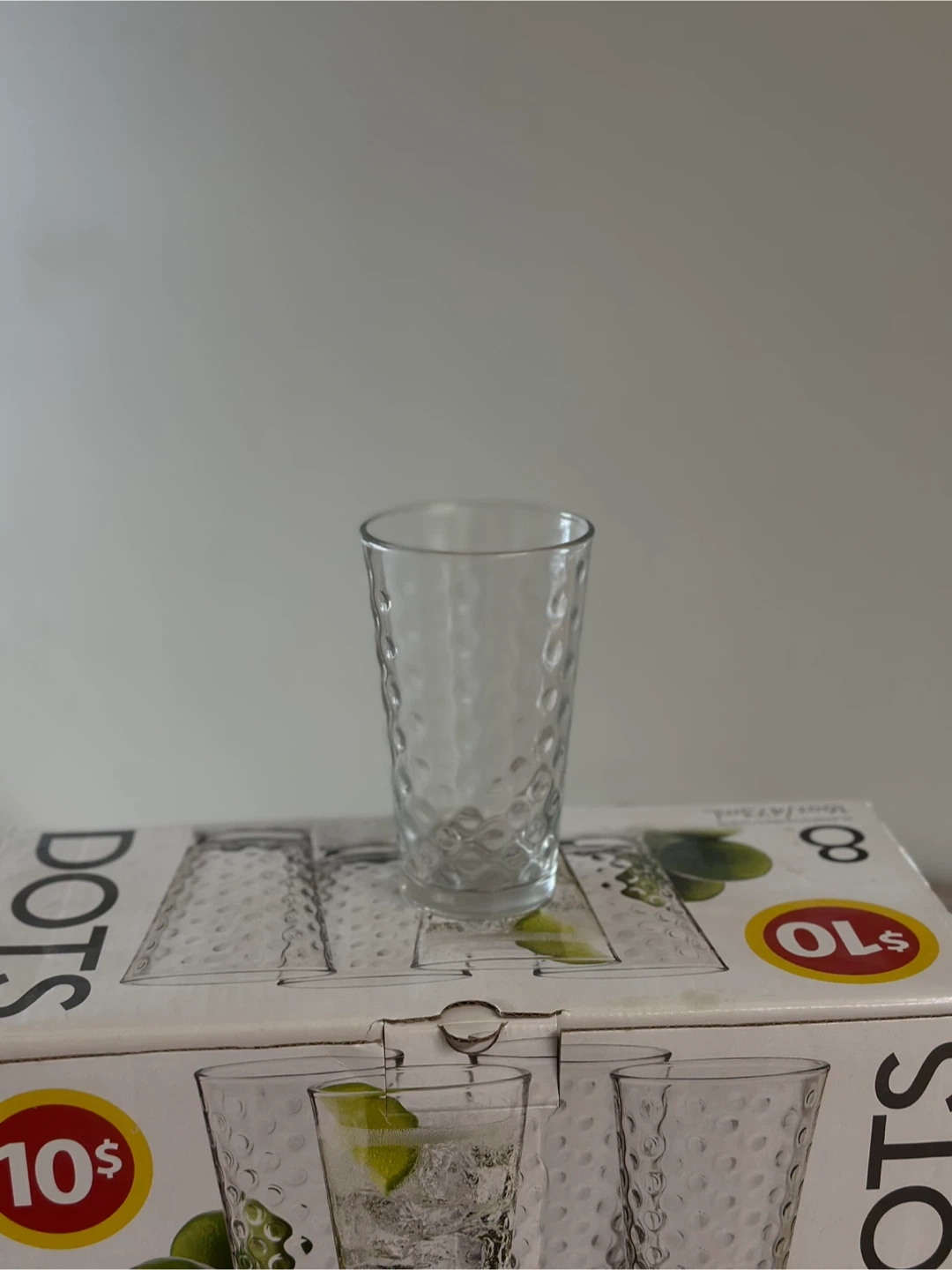 Dots Juice/Cocktail Glasses - Set of 8