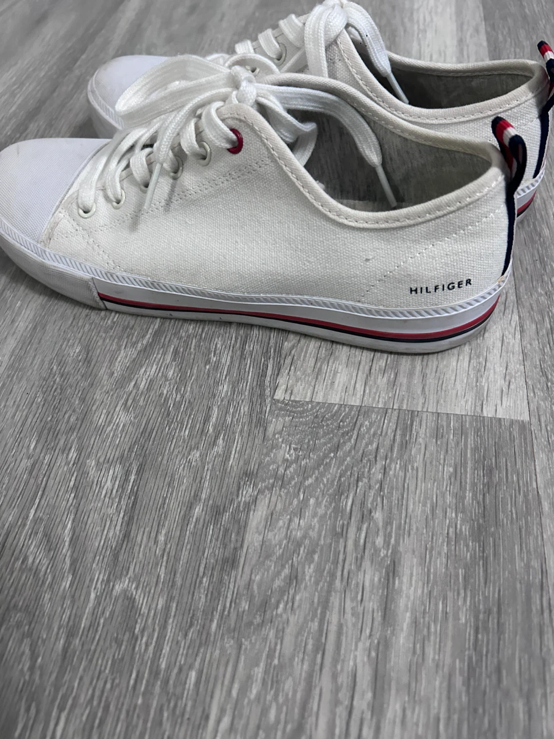 Tommy Hilfiger White Sneakers - Women's Size 8 - photo 3