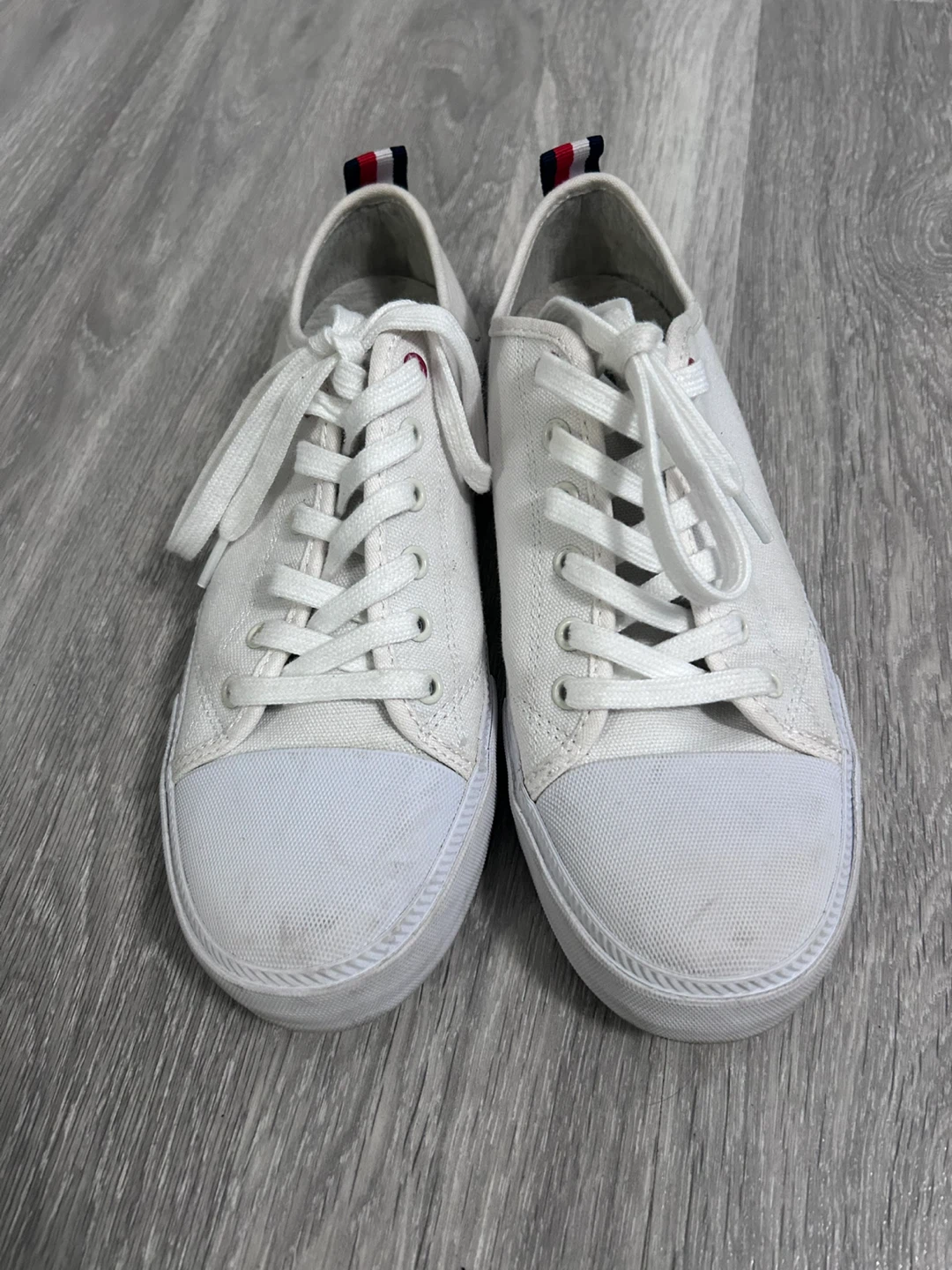 Tommy Hilfiger White Sneakers - Women's Size 8 - photo 2