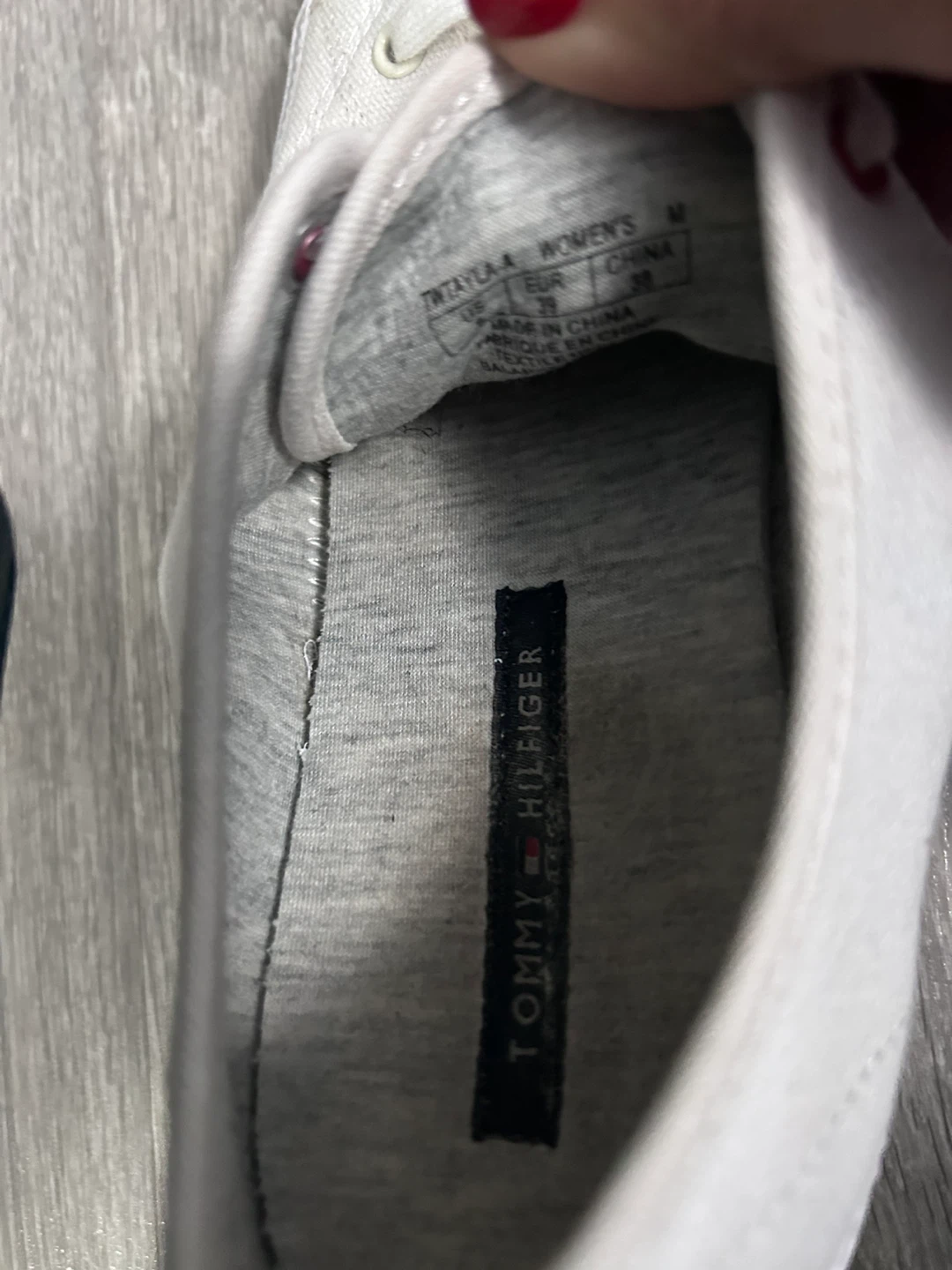 Tommy Hilfiger White Sneakers - Women's Size 8 - photo 5