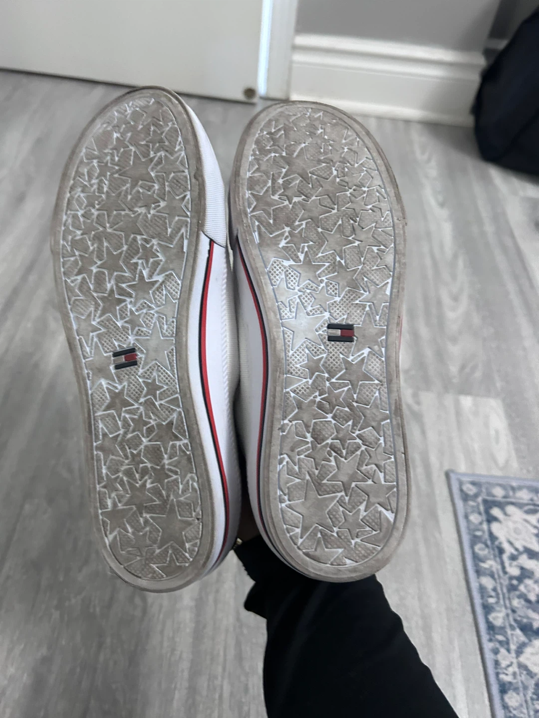 Tommy Hilfiger White Sneakers - Women's Size 8 - photo 4