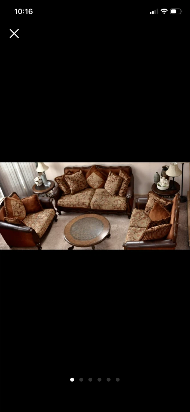 Vintage Style Sofa Set (Ashley)
