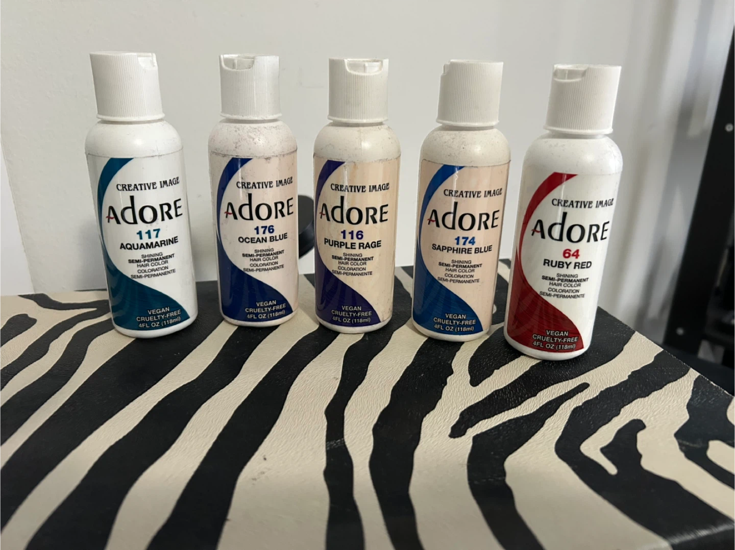 Semi-Permanent Adore Hair Color - 13 bottles