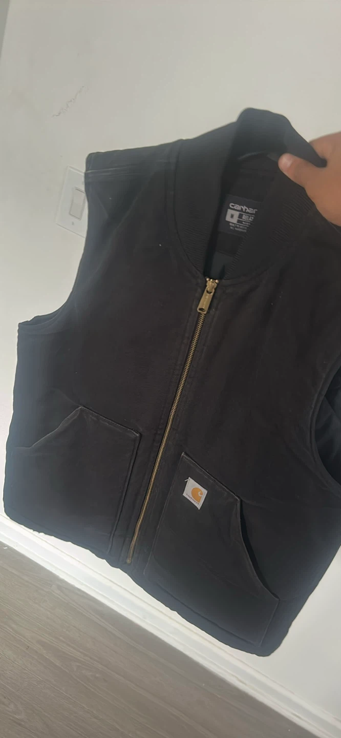Carhartt Black Vest Size Medium