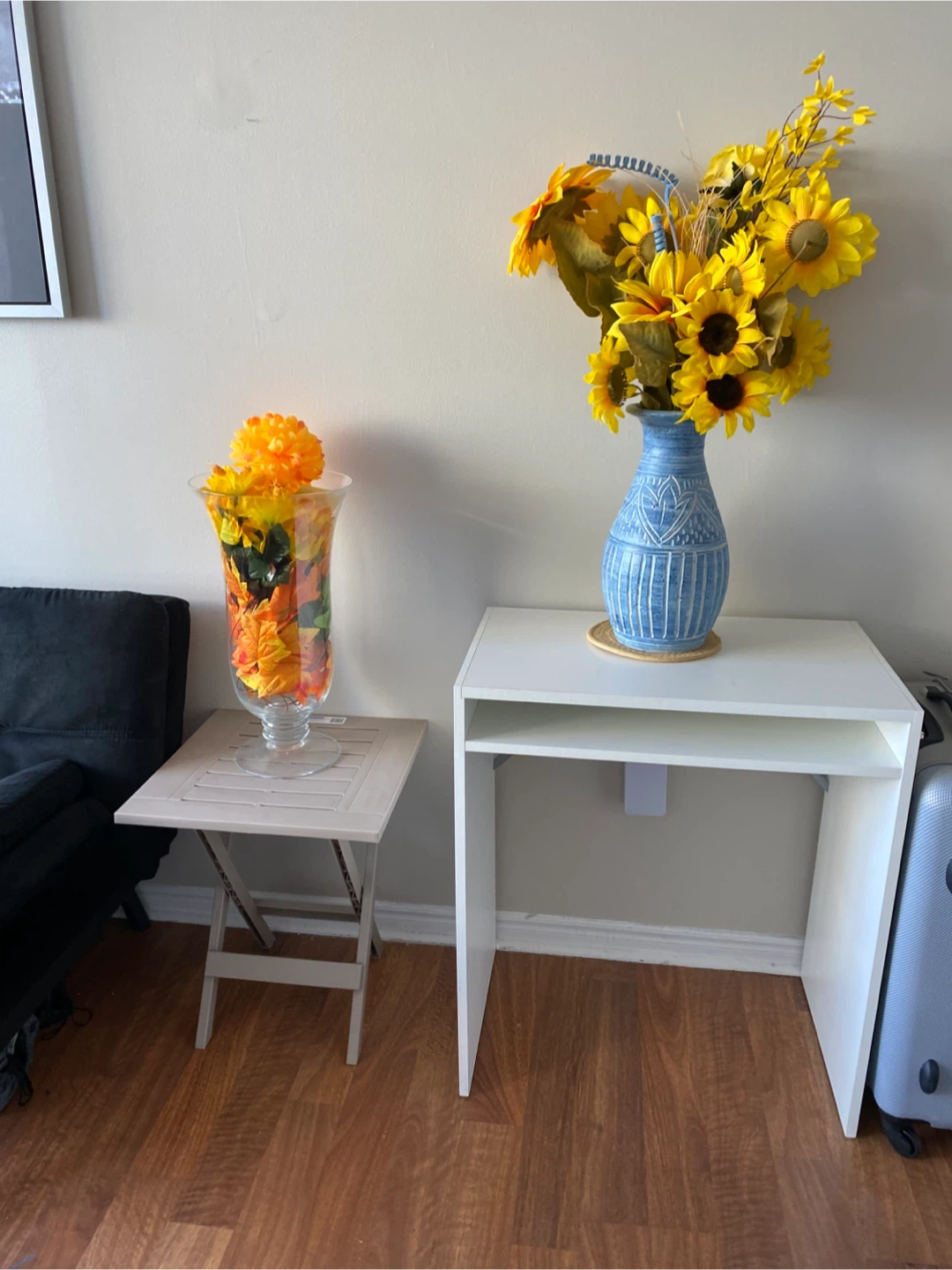 Home Decor Vase with Faux Flowers - photo 3