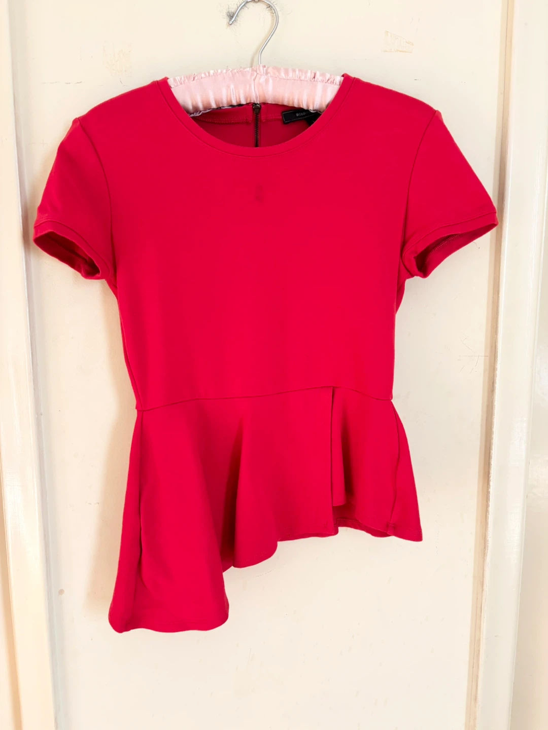 BCBGMAXAZRIA Red Jeweled Top - Size XXS