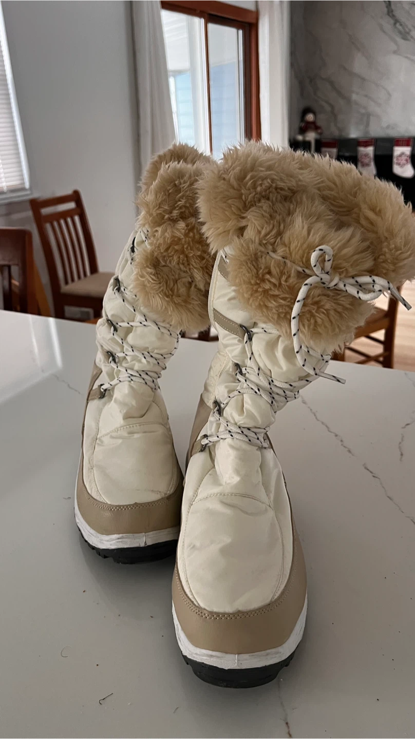 Dream Pairs Brown Winter Snow Boots