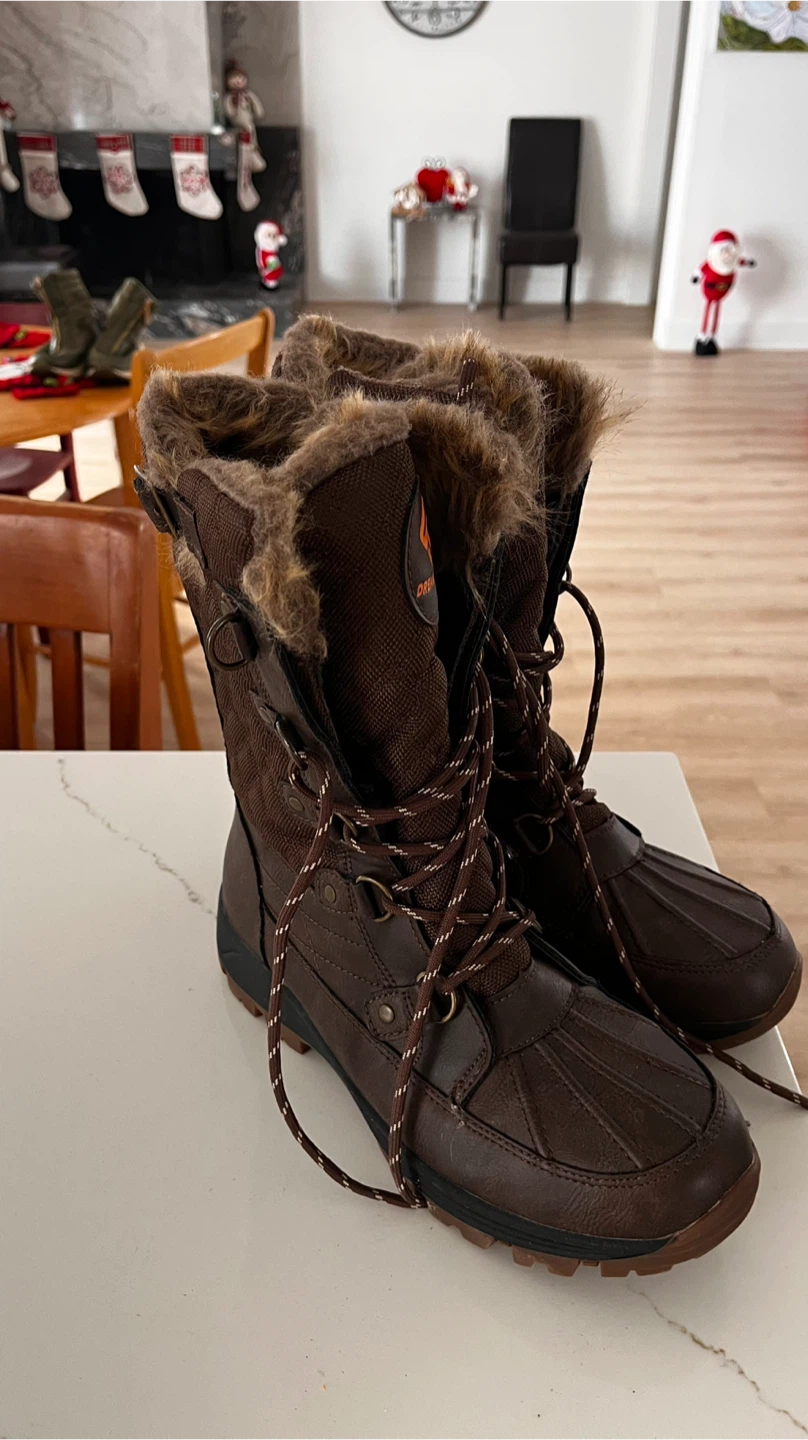 Dream Pairs Brown Winter Snow Boots - photo 4