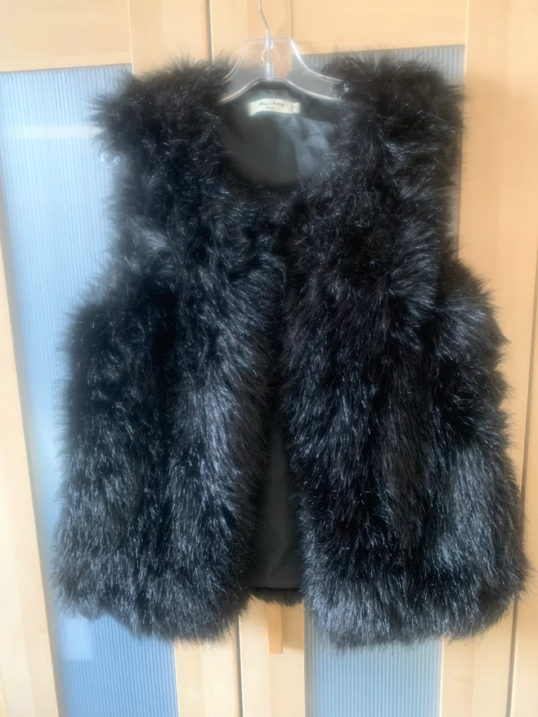 Miss Charm Paris Faux Fur Vest - L/XL