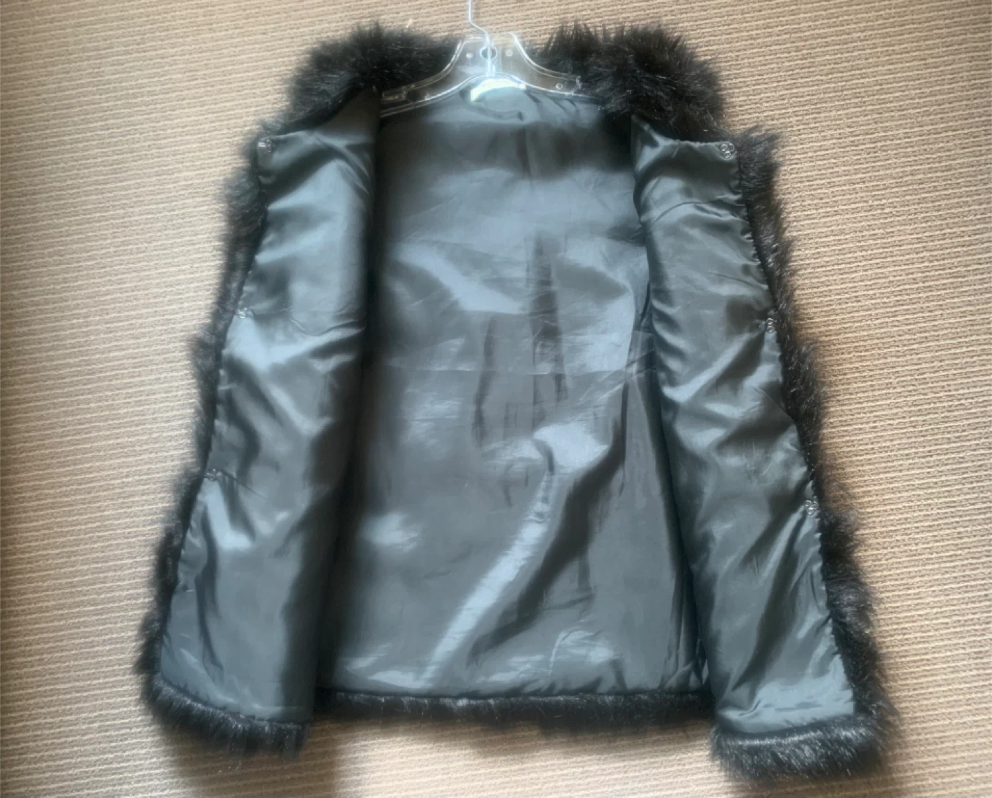 Miss Charm Paris Faux Fur Vest - L/XL - photo 3