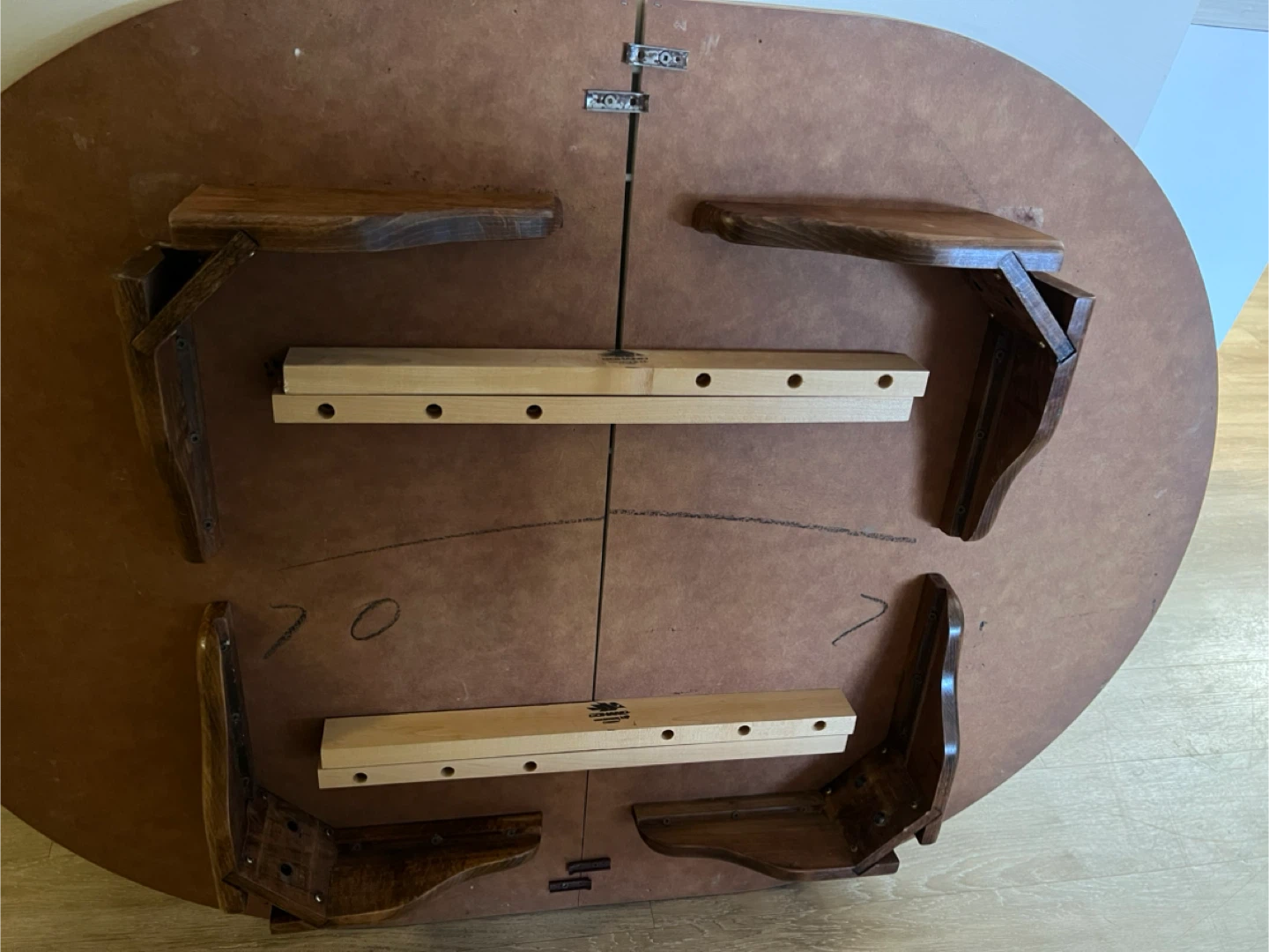 Wooden Dining Table with 2 Chairs - photo 5
