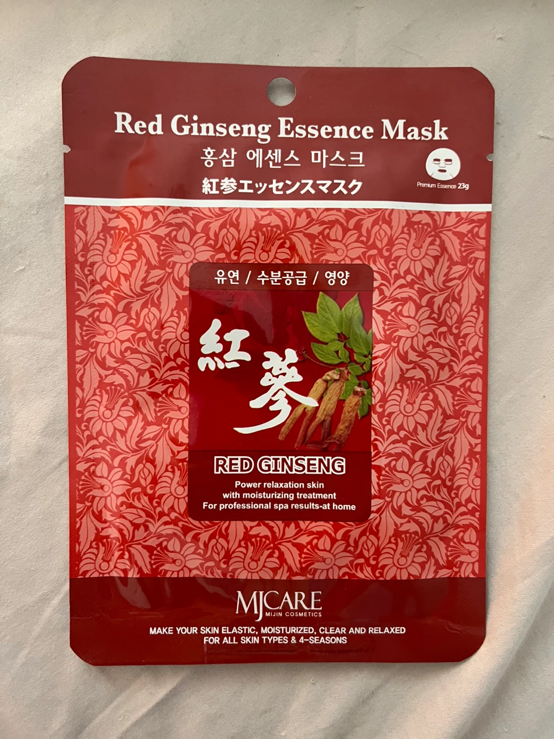 MJCARE Red Ginseng Essence Mask