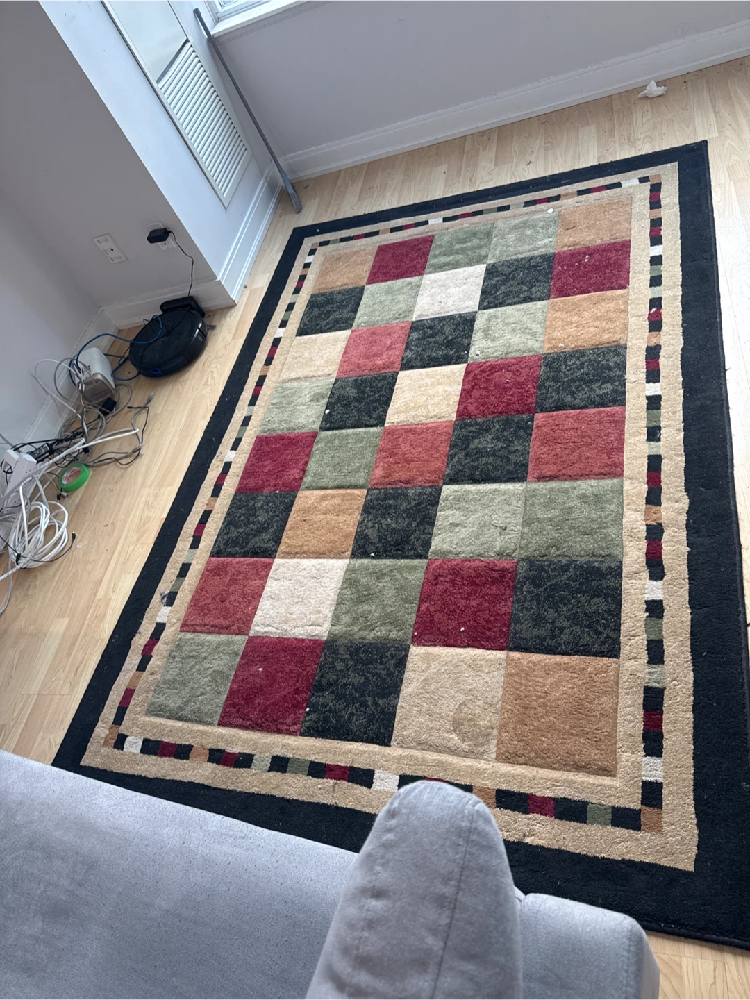 Checkered Area Rug