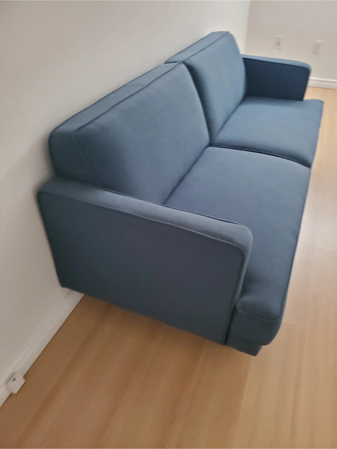 Blue Sofa loveseat couch- Great Condition!