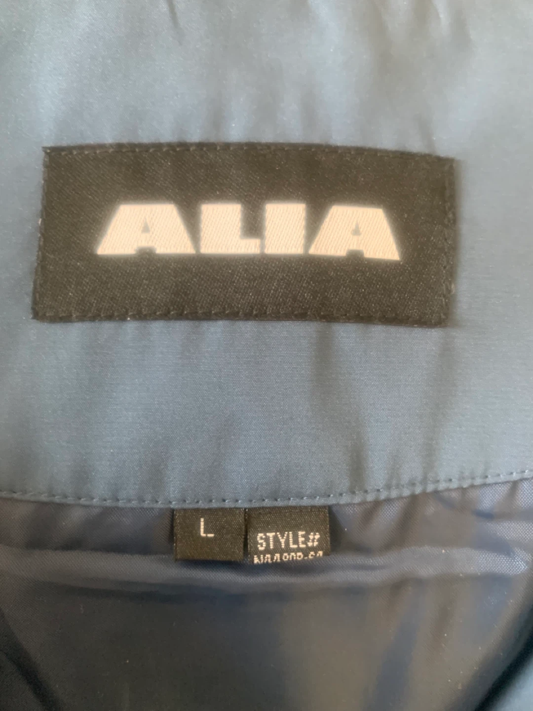 ALIA Blue Hooded Spring/Fall Jacket - Size L - photo 2
