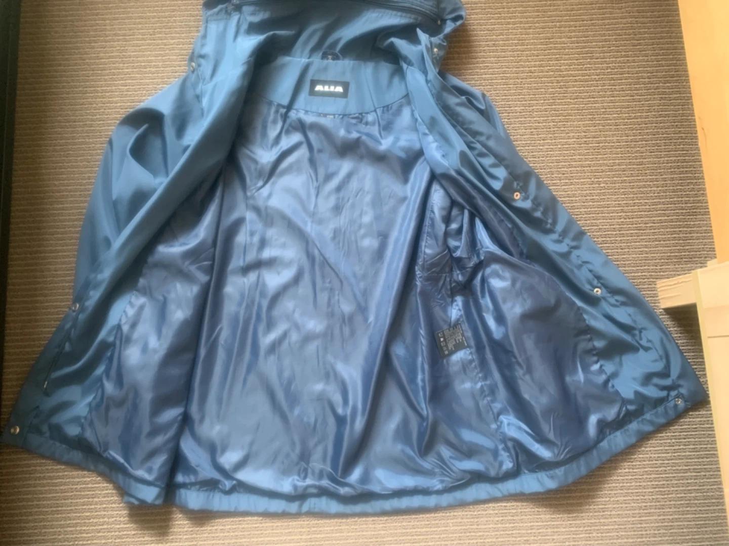 ALIA Blue Hooded Spring/Fall Jacket - Size L - photo 5