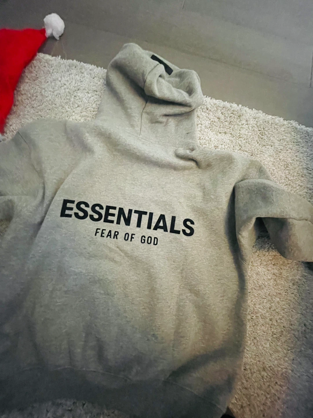 Essentials Fear of God Hoodie - XS Dark Oatme